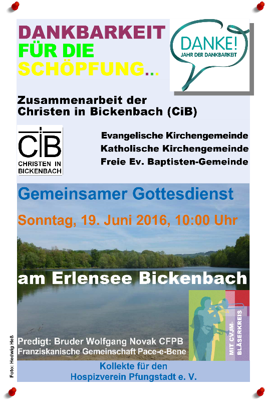 2016-06-19 Gemeinsamer Gottesdienst am Erlensee